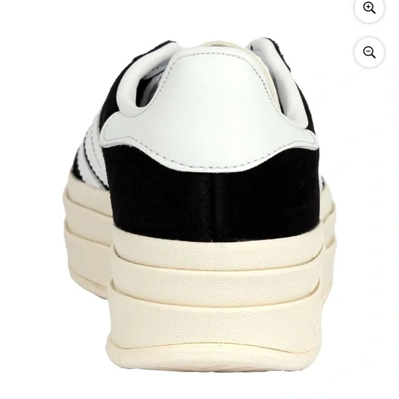 adidas gazelle silver green womens Adidas - WMNS Rasant Mid Sneaker in Core Black & White main image 0